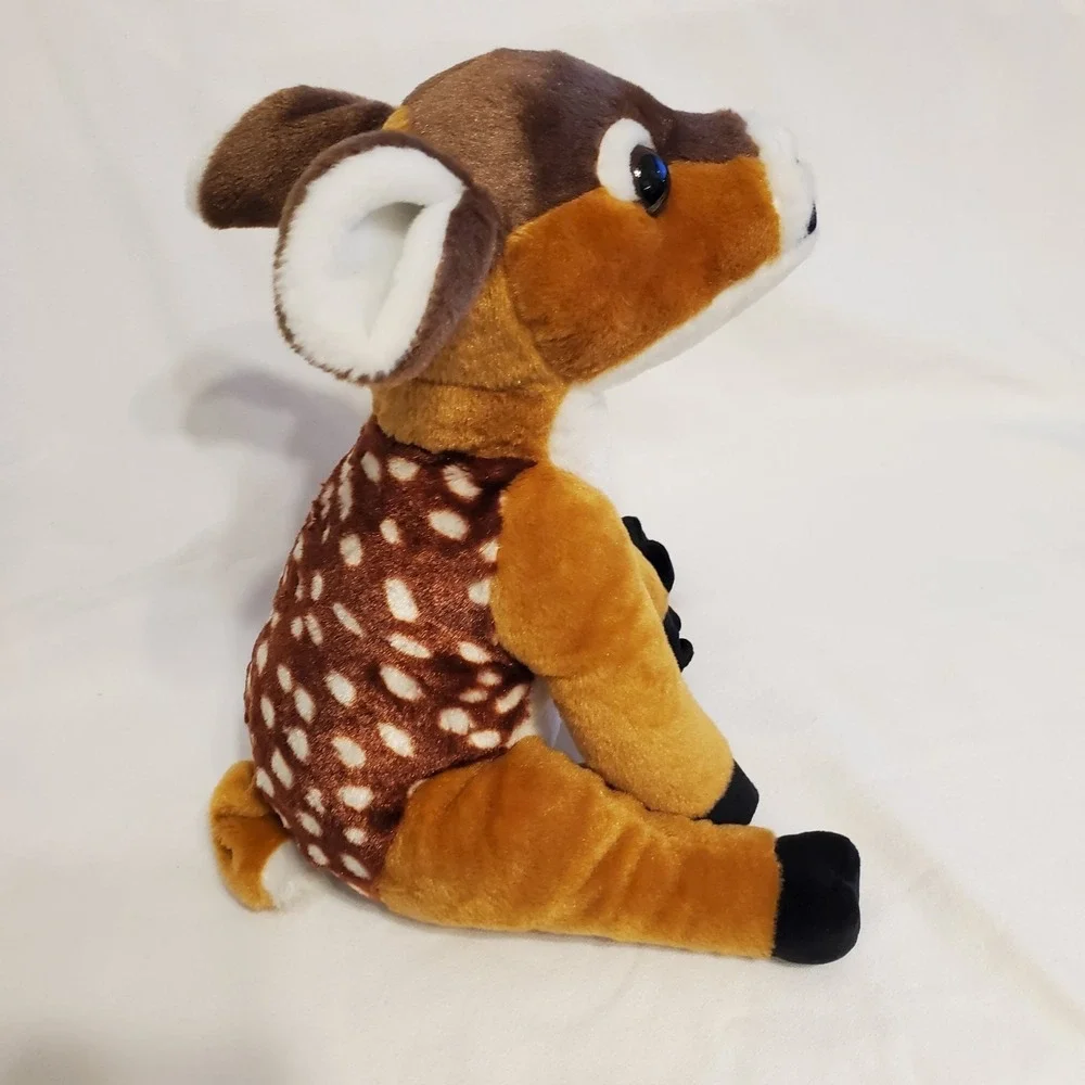 Wild Republic Plush Fawn Deer Stuffed Animal Brown White Spots